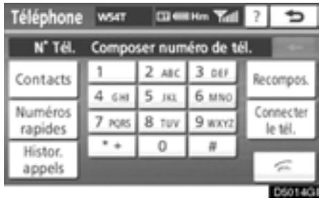 TOYOTA Highlander (2012) - Appuyez sur la touche "INFO/PHONE". - 2