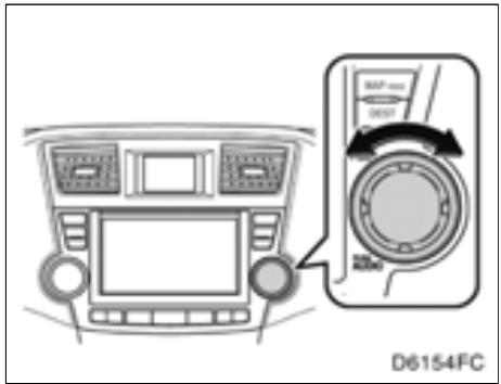 TOYOTA Highlander (2012) - Affichage du numéro d'identification de la radio - 2