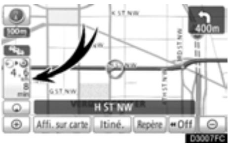 TOYOTA Highlander (2012) - Distance et durée du trajet jusqu'à la destination - 1