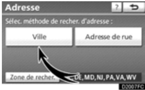 TOYOTA Highlander (2012) - — Recherche de la destination ar “Adresse” - 2