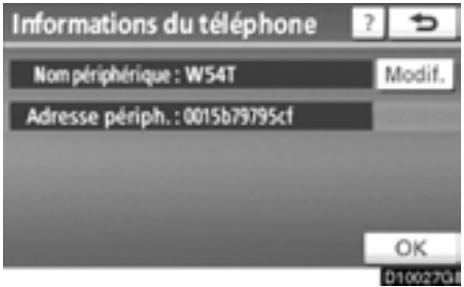 TOYOTA Highlander (2012) - Lorsque le résultat s'affiche, vous pouvez utiliser le téléphone Bluetooth®. - 8