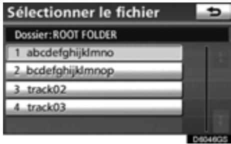 TOYOTA Highlander (2012) - SÉLECTION D'UN FICHIER - 1