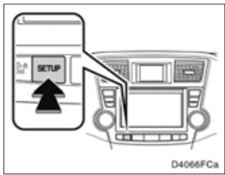 TOYOTA Highlander (2012) - Paramètres de navigation détaillée - 1
