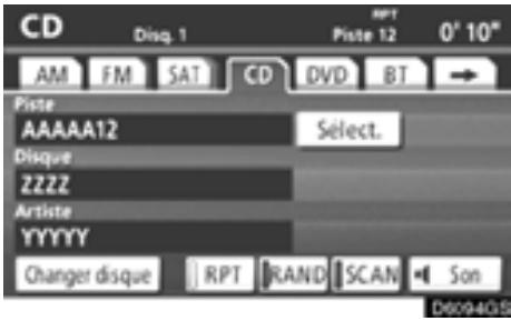 TOYOTA Highlander (2012) - Recherche d'un disque — - 1