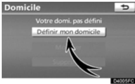 TOYOTA Highlander (2012) - — Définition de la “Domicile” - 3