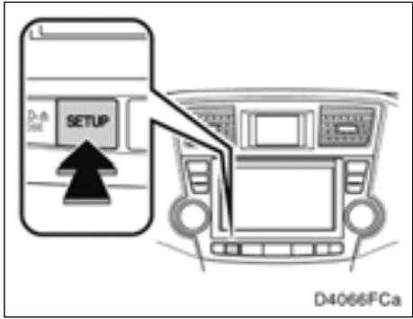 TOYOTA Highlander (2012) - Réglages de l'horloge - 1