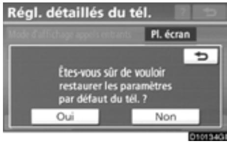 TOYOTA Highlander (2012) - Effleurez la touche "Pl. écran" ou "Déroulant". - 5