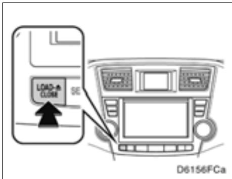 TOYOTA Highlander (2012) - — Fonctionnement du changeur de CD - 1