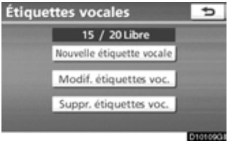 TOYOTA Highlander (2012) - - Suppression de l'étiquette vocale - 1