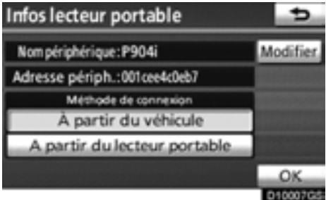 TOYOTA Highlander (2012) - Paramètres audio — — Sélectionner un lecteur portatif - 9