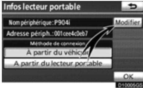 TOYOTA Highlander (2012) - Paramètres audio — — Sélectionner un lecteur portatif - 7