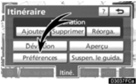 TOYOTA Highlander (2012) - Effleurez la touche "Rapide", "Court" ou "Autre", puis la touche "OK". - 6