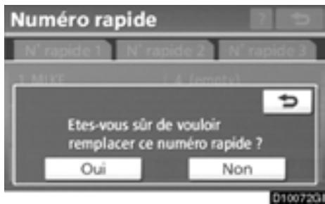 TOYOTA Highlander (2012) - — Paramétrage des numéros de composition abrégée - 8