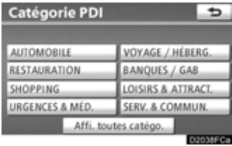 TOYOTA Highlander (2012) - RÉGLAGE DU POINT DE RECHERCHE PRÈS D'UNE DESTINATION - 2