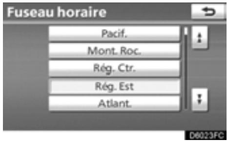 TOYOTA Highlander (2012) - - Fuseau horaire - 2