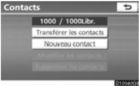 TOYOTA Highlander (2012) - - Transfert d'un numéro de téléphone - 1