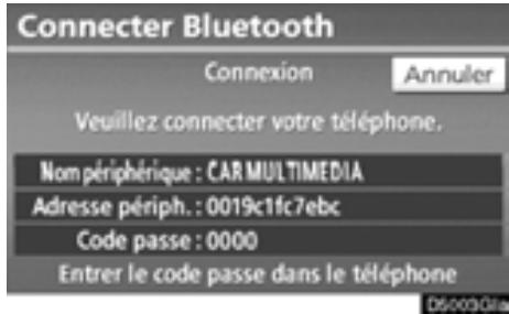 TOYOTA Highlander (2012) - — Entrer un téléphone Bluetooth® - 3