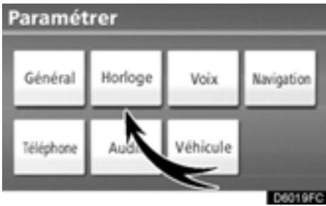 TOYOTA Highlander (2012) - Réglages de l'horloge - 2