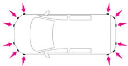 TOYOTA Proace City (2019-2023) - Capeurs de stationnement - 1