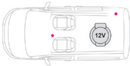 TOYOTA Proace City (2019-2023) - Prise(s) accession(e) 12 V - 1