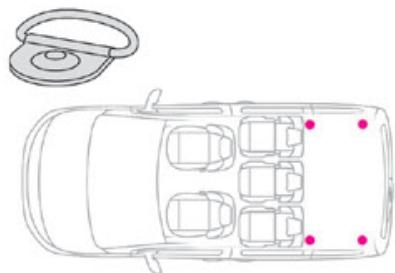 TOYOTA Proace City (2019-2023) - Anneaux d'arrimage - 1