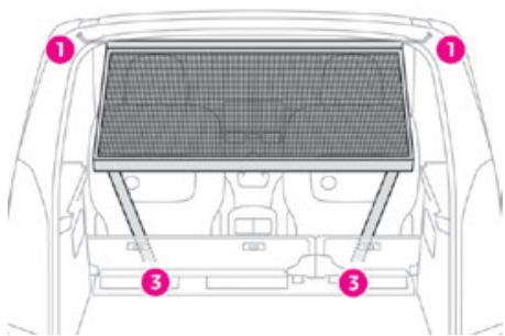 TOYOTA Proace City (2019-2023) - Installation derrière la rangée 1 - 1