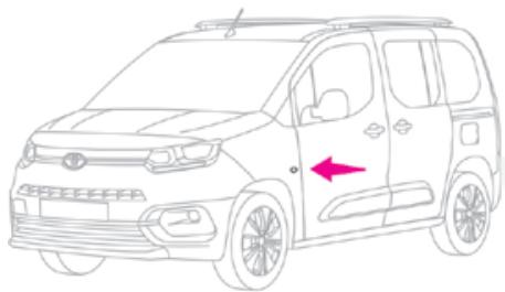 TOYOTA Proace City (2019-2023) - Type A, WY5W-5W (ambre) - 1