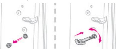TOYOTA Proace City (2019-2023) - Verrouillage d'une partie du vehicule (porte du passager avant/ porte laterale coulissante/portes à charnière laterale) - 1