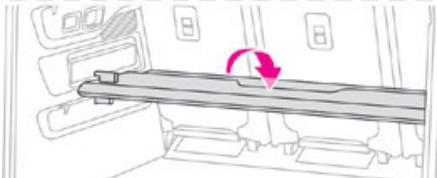 TOYOTA Proace City (2019-2023) - Tablette couvre-bagages à deux positions (amovible) - 4