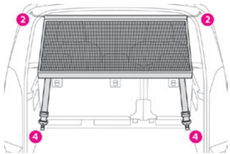 TOYOTA Proace City (2019-2023) - Installation derrière la rangée 2 - 1
