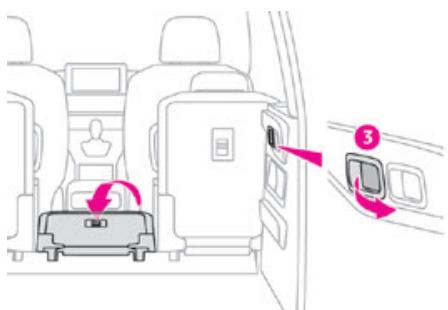 TOYOTA Proace City (2019-2023) - Rabattement depuis le coffre Siège extérieur (gauche ou droit) - 2