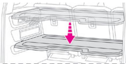 TOYOTA Proace City (2019-2023) - Tablette couvre-bagages à deux positions (amovible) - 3