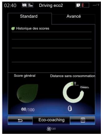 RENAULT R-Link2 (2019) - Menu « Driving eco2 » - 1