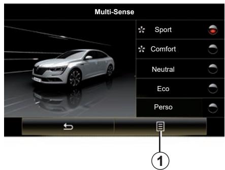 RENAULT R-Link2 (2019) - Configuration du mode - 1