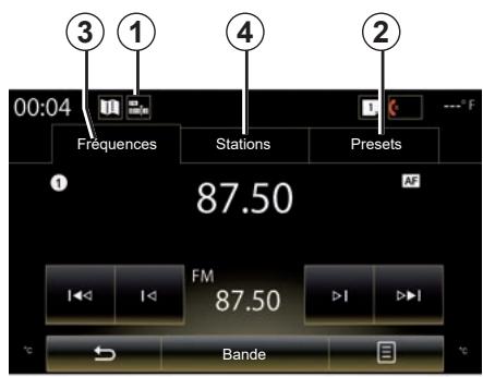 RENAULT R-Link2 (2019) - Choisir une station AM - 1