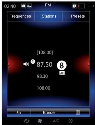 RENAULT R-Link2 (2019) - Mode « Stations » (FM uniquement) - 1