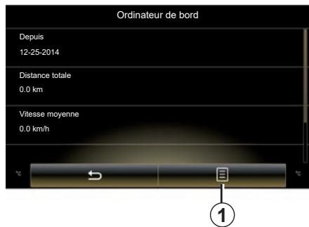 RENAULT R-Link2 (2019) - Menu « Ordinateur de bord » - 2