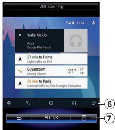 RENAULT R-Link2 (2019) - Revenir à l'interface R-Link - 1
