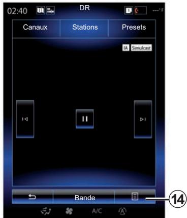 RENAULT R-Link2 (2019) - Mémoriser une station - 1