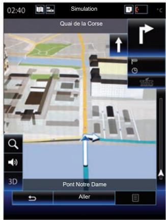RENAULT R-Link2 (2019) - Précautions concernant la navigation - 1