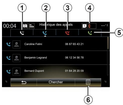 RENAULT R-Link2 (2019) - Mettre à jour le journal des appels - 1