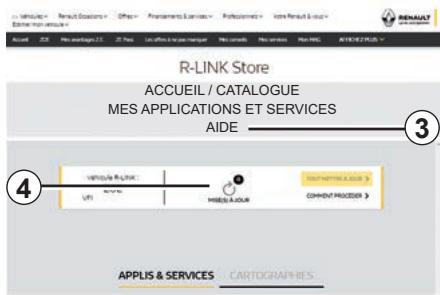 RENAULT R-Link2 (2019) - Installation des applications à l'aide des périphériques de stockage externes (cle USB ou carte SD) - 1