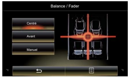 RENAULT R-Link2 (2019) - «Balance/Fader» - 1