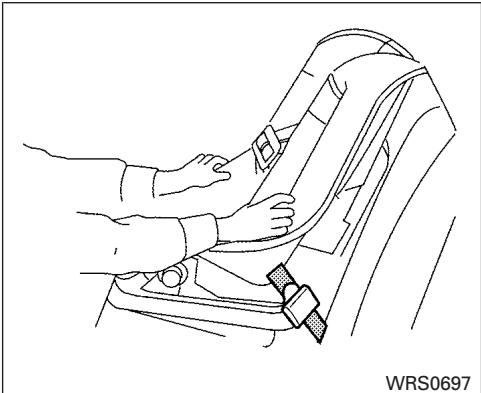 NISSAN Pathfinder 2017 - Ensemble de retenue orienté vers l'avant, étape 4 - 1