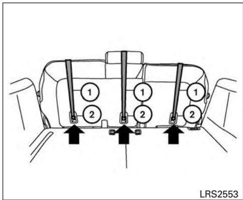 NISSAN Pathfinder 2017 - Ensemble de retenue orienté vers l'avant, étape 10 - 1