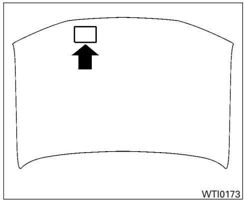 NISSAN Pathfinder 2017 - ÉTIQUETTE DE RENSEIGNEMENTS RELATIFS AUX PNEUS ET À LA CHARGE - 1