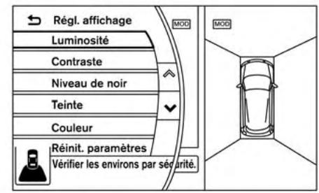 NISSAN Pathfinder 2017 - MODIFICATION DE L'AFFICHAGE - 1