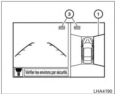 NISSAN Pathfinder 2017 - FONCTIONNEMENT DU SYSTÉME DE DETECTION D'OBJECTS MOBILES - 1