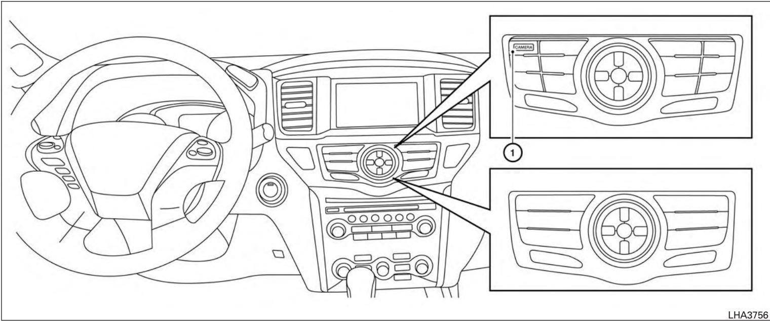 NISSAN Pathfinder 2017 - CAMÉRA DE MARCHE ARRIÈRE (selon l'équipement) - 1