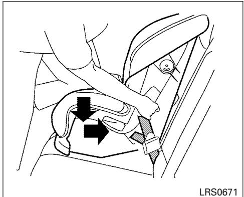 NISSAN Pathfinder 2017 - Ensemble de retenue orienté vers l'avant, fixations rigides - étape 2 - 1